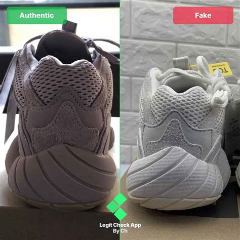 adidas yeezy 500 real vs fake|bottom of real yeezys.